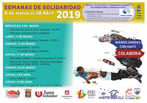 SEMANAS DE SOLIDARIDAD – CUARESMA SOLIDARIA 2019