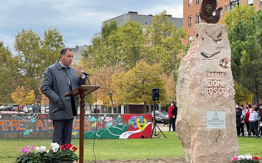 El Rector Mayor inaugura el Parque Don Bosco en Valladolid